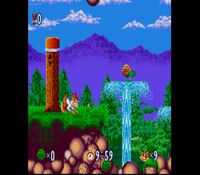 une photo d'Ã©cran de Bubsy in Claws Encounters the Furry Kind sur Nintendo Super Nes